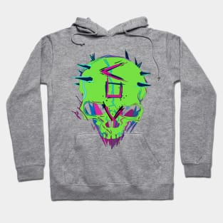 Neon skull Hoodie